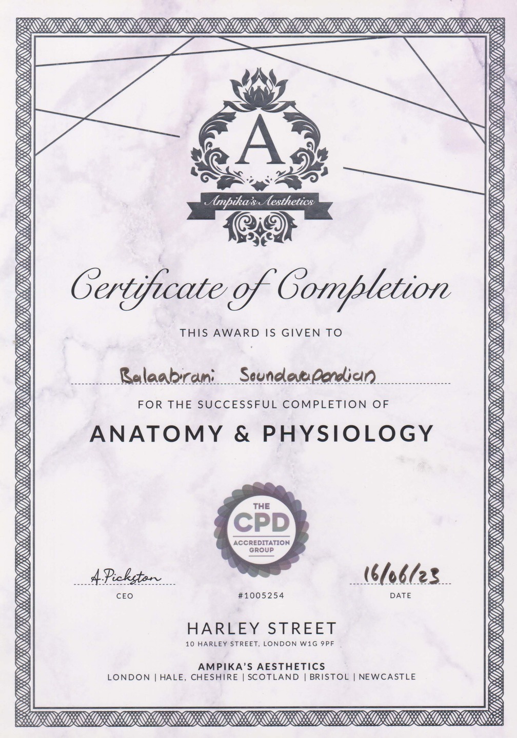 Anatomy & Physiology